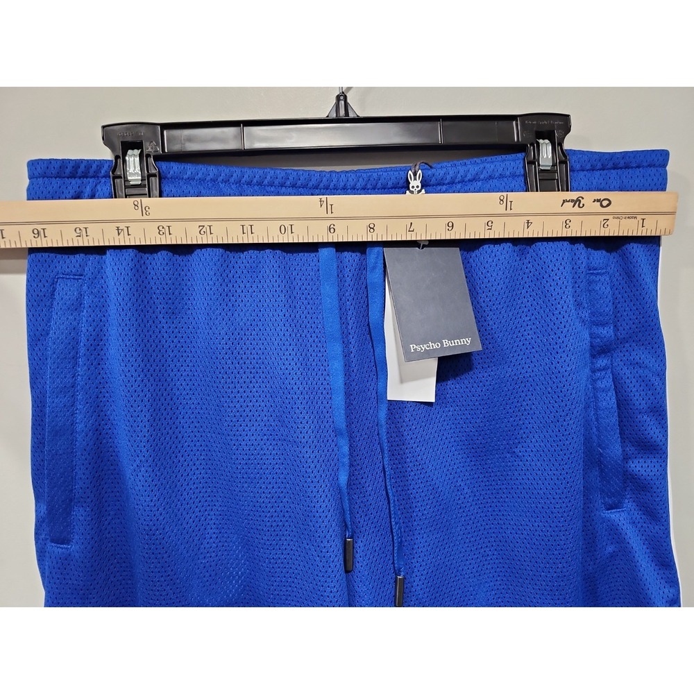 Psycho Bunny NWT Shorts Mens S Blue Gym Workout Athletic Drawstring Pockets Logo - Picture 3 of 8